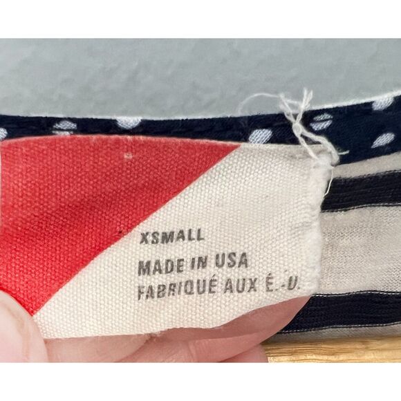 ANTHROPOLOGIE PAPER LOCKET sz XS striped top w pocket EUC - Picture 3 of 5